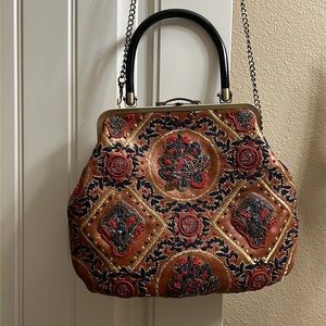 Patricia Nash Provençal Escape Beaded Sedavi Top Handle Cross Body